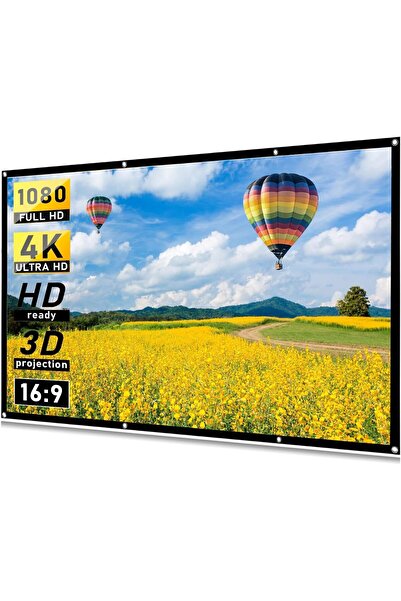 Generic 120 Inch Projector Screen 16:9 Video Projection Screens For Home Part...
