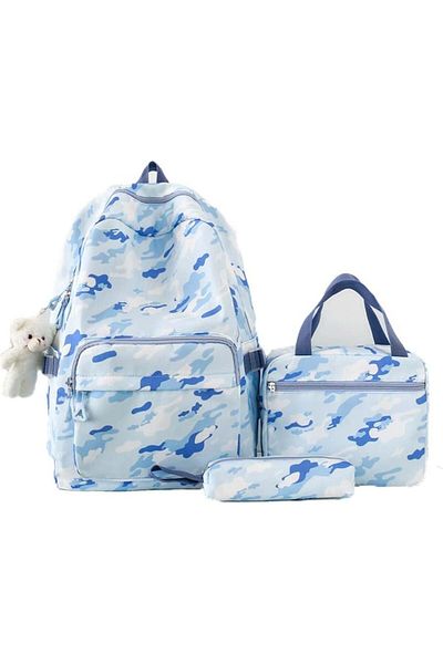 erorex School Bags For Kids 3In1 Kids Backpack With Lunch Bag Pencil Case And Chest Strap For Preschool