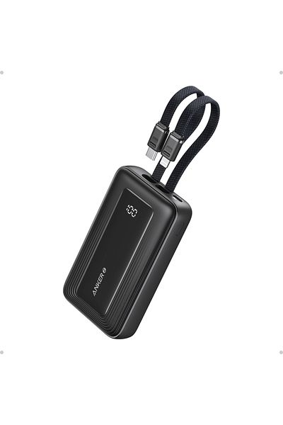 erorex بنك طاقة زولو 10000 مللي أمبير/ساعة، شاحن محمول سريع للغاية بقوة 30 وات، مع منفذ USB-C مدمج، ومعتمد من MFI