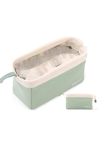 Generic حقيبة أقلام رصاص واسعة مفتوحة وحقيبة أقلام كبيرة السعة وحقيبة أقلام م...