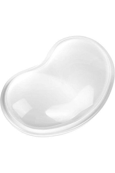 erorex مسند معصم جل ناعم من السيليكون المريح للفأرة، وسادة يد شفافة لتخفيف التعب