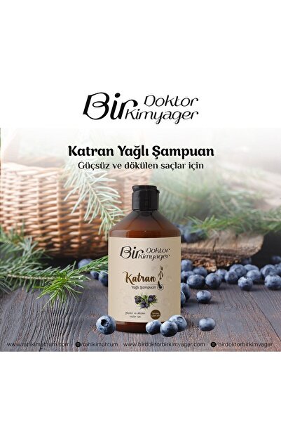 Bir Doktor Bir Kimyager Katran Yağlı Şampuan (500 ML)