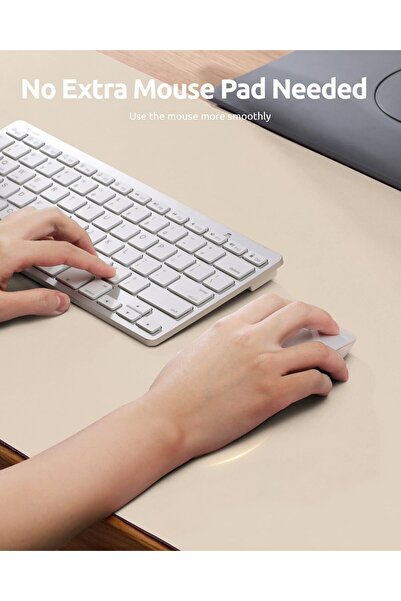 erorex واقي وسادة مكتب من الجلد، حصيرة مكتب كبيرة، وسادة ماوس غير قابلة للانزلاق من الجلد الصناعي، مناديل مكتب للكمبيوتر المحمول