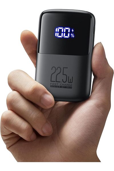 erorex باور بانك 𝟐𝟐.𝟓𝑾 USB C شاحن محمول صغير 10000 مللي أمبير/ساعة Pd3.0 Qc4.0 شحن سريع حزمة بطاريات 3