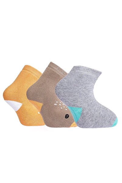 ebebek Hello Baby HelloBaby Erkek 3lü Havlu Çorap Erkek Bebek