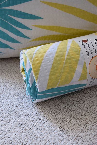 Home Fitted Sheet Set 100X200 Single - Ranforce Cotton - with Pillow Case - Green