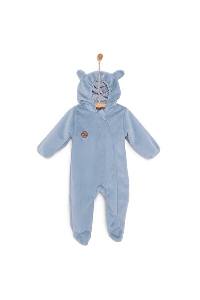 ebebek Hello Baby HelloBaby Yenidoğan Peluş Patikli Tulum Erkek Bebek