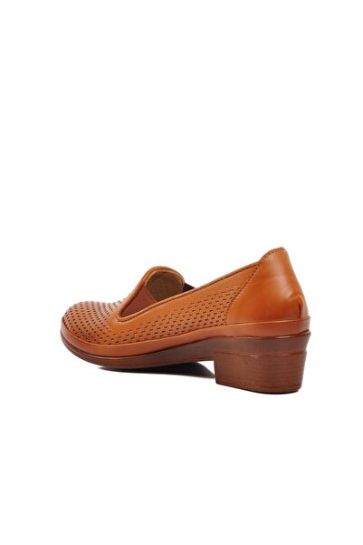 Voyager Z230 Z Taba Genuine Leather Women's Casual Shoes