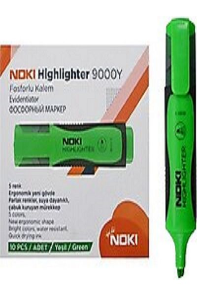 Noki 10 Pieces of 9000 Number Highlighter Pen