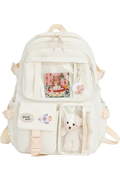 Generic حقيبة مدرسية للمراهقين، حقيبة ظهر مدرسية، حقيبة ظهر كمبيوتر محمول لطل...