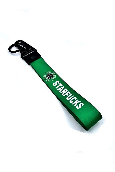 BsElektronik STARFUCKS Material de primă clasă - Breloc din metal cu design și accesorii din material textil