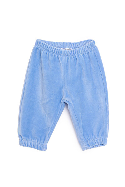 ebebek Hello Baby HelloBaby Erkek Bebek Eşofman Alt Fitilli Kadife Örme Lastikli Paça