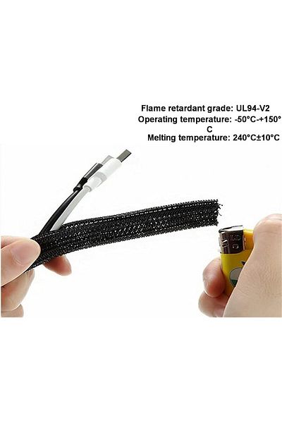 erorex غطاء حماية للأسلاك لكابلات الطاقة USB والصوت والصورة بتصميم منفصل لسهولة الاستخدام