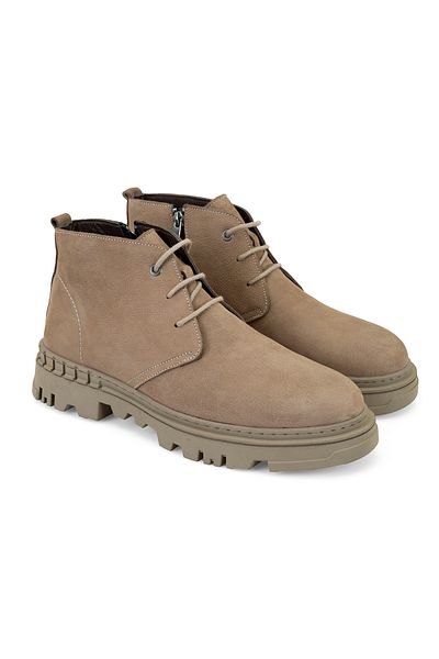 Desa Ανδρικές δερμάτινες μπότες Nubuck Teora Mink