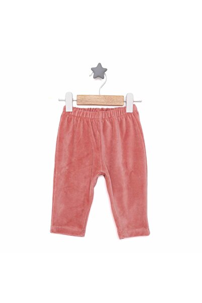 ebebek Hello Baby HelloBaby Kız Bebek Eşofman Alt Fitilli Kadife Örme Kumaş L...