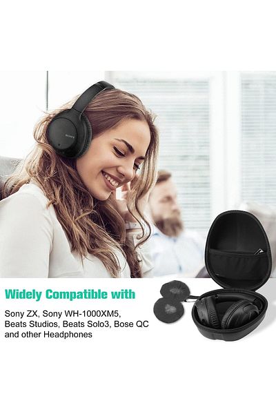 erorex حافظة صلبة لسماعات سوني Whch520 وWh1000Xm4 وWh1000Xm5 وWhch720N وWhxb910N وWhch710N وWhxb900N وBose 700 Qc35 Ii