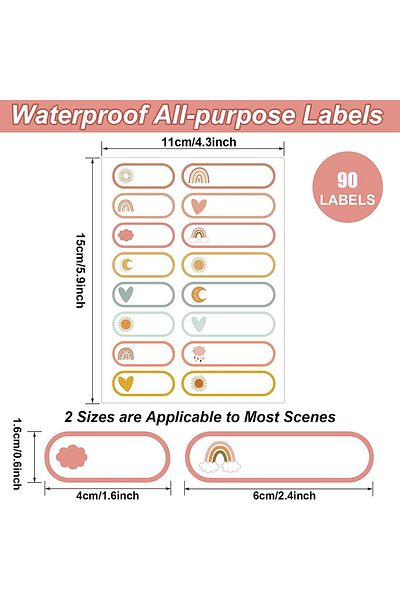 erorex Labels For Baby Bottle Name Labels For Daycare School Name Labels For Kids Waterproof Name Stickers