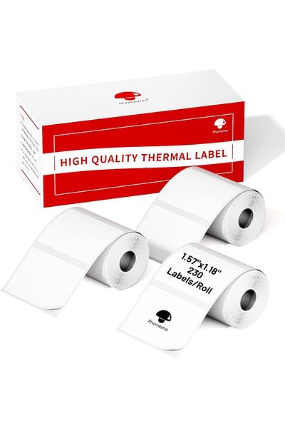 erorex 3 Rolls M110 M221 M220 M120 M200 M110S Thermal Paper 1.57 Inch X1.18 Inch 40X30Mm Multi Purpose