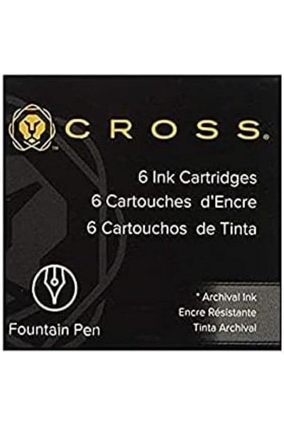erorex Fountain Pen Cartridge Ink Refills Blue Ink Cartridges 6 Per Card 8920