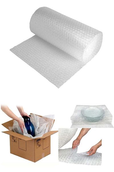 erorex Bubble Roll Transparent Flexible Multi Purpose Plastic 5M*50Cm 5M*50Cm