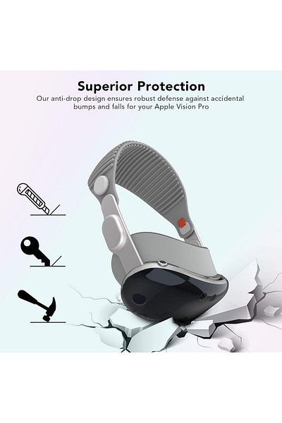 erorex غطاء سيليكون 3 في 1 لسماعات Airpods Max، غطاء واقي للأذن مضاد للخدش، غطاء أكواب الأذن