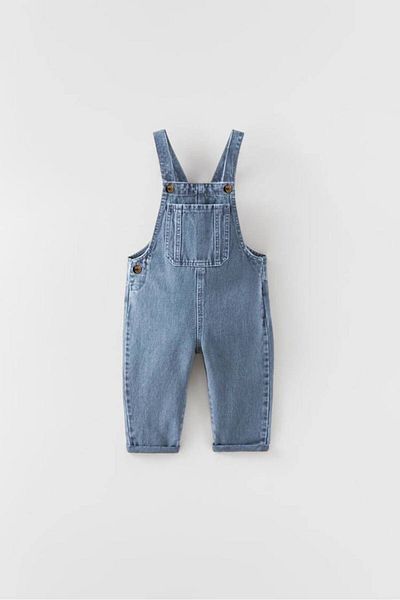 Teeny Weeny Kids Salopet Jean pentru copii unisex de sezon nou
