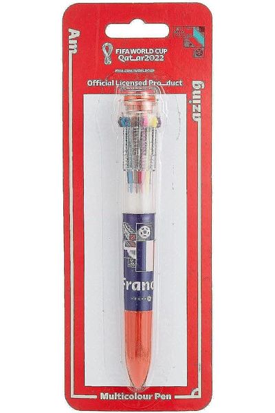 erorex World Cup Qatar 2022 10 In 1 Multicolor Retractable Ballpoint Pen For Office School Supplies