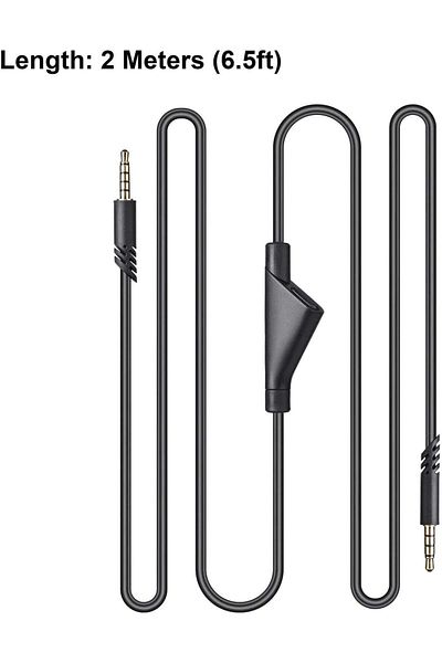 erorex Replacement Astro A10 A40 Headset Cable 2.0M A10 Volume Cable Cord Compatible With Astro A10 A40