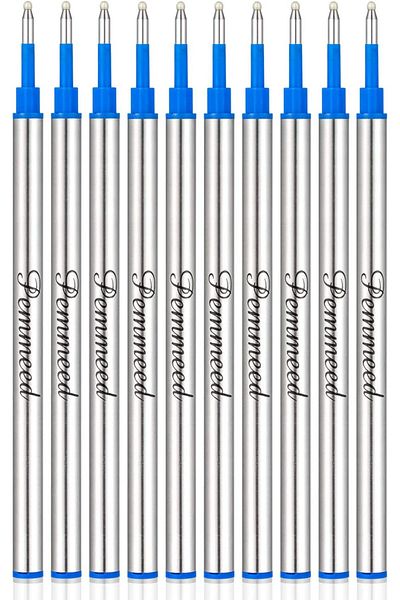 erorex Rollerball Pen Refills Work For G5 G8 Pens Parker Waterman Compatible Pen Refills Gel Ink Metal