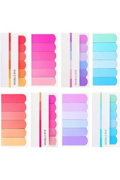 erorex Sticky Index Tabs 1440 Pieces Colored Sticky Notes Document Page Marker Writable Adhesive Page Tabs