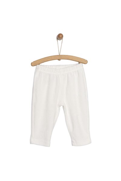 ebebek Hello Baby HelloBaby Kız Bebek Eşofman Alt Fitilli Kadife Örme Kumaş L...