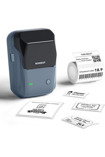 erorex B1 Label Makers 2 Inch Portable Thermal Label Printer With 1.96 Inch X1.18 Inch Label For Clothing