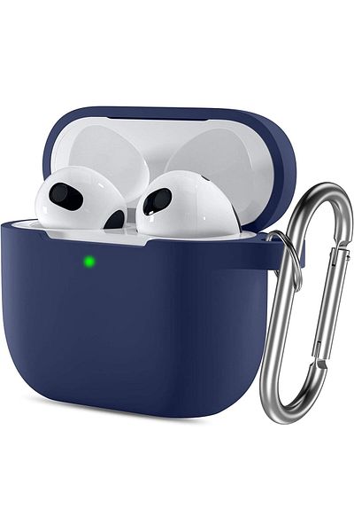 erorex Airpods 3 Case Cover With Keychain Full Protective Shockproof Soft Tpu Accessories Compatible With