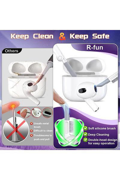 erorex Charging Case Cover For Airpods 3Rd Generation 2021 Full Protection Pop Up Auto Cover Design For