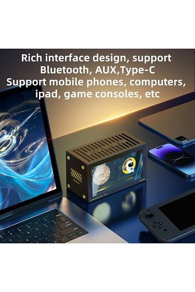 erorex Pillow Speaker With Led Display Bone Conduction Bluetooth Speakers For Sleeping Power Display Tf