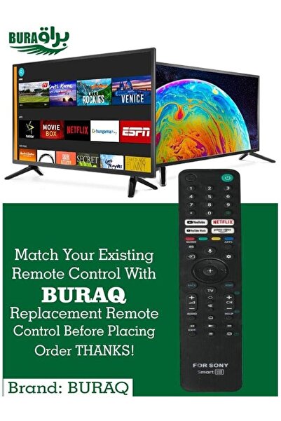 erorex Gvc Pro Smart Tv Remote Replacement Remote Control Compatible For Gvc Pro Smart Lcd Led Tvs Black