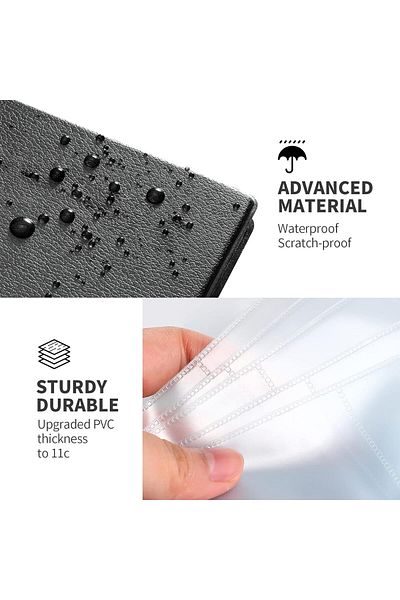 erorex Business Card Organizer Book Business Card Organizer With 240 Cards Capacity Portable Business Card