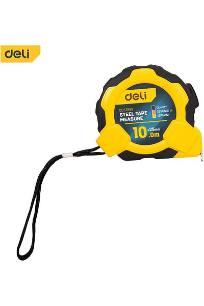 erorex Steel Measuring Tape 10 Meter Length X 25 Mm Width Yellow
