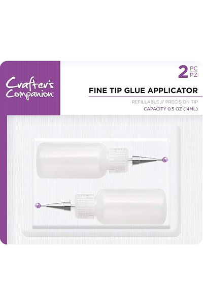 erorex Crafter`S Companion Fine Tip Glue Applicator 2Pc White One Size
