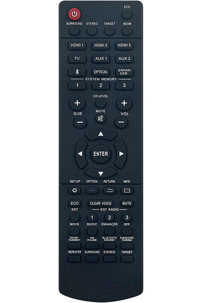 erorex Replaced Remote Control Fsr71 Zk72120 Fit For Yamaha Yas203 Fsr71 Zk72120 Zk721200 Sound Bar System