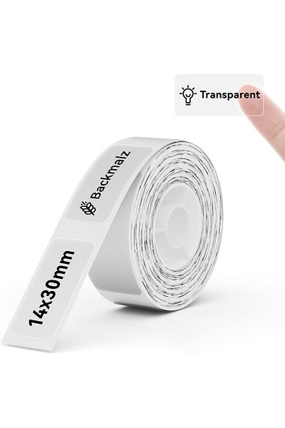 erorex D11 Label Maker Tape Adapted Label Print Paper Standard Laminated Office Labeling Tape Replacement