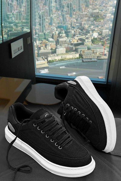 BIG KING Linen Thick Sole Men's Casual Shoes