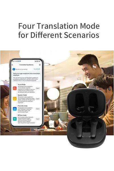 erorex Language Translator Earbuds Two Way Translator Device With App And Support 144 Languages Online