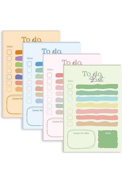 erorex Say Goodbye To Boring Sticky Notes With To Do List Sticky Notes 200 Sheets 4 X 6 Inches To Do List