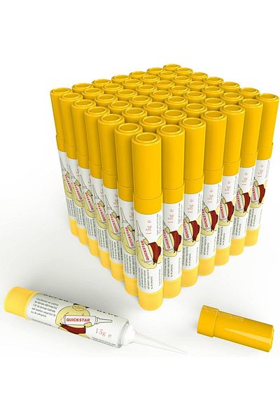 erorex 1.5 Gram X 50 Vial Convenient Super Glue All Purpose Adhesive Super Glue Bulk Instant Bonding For