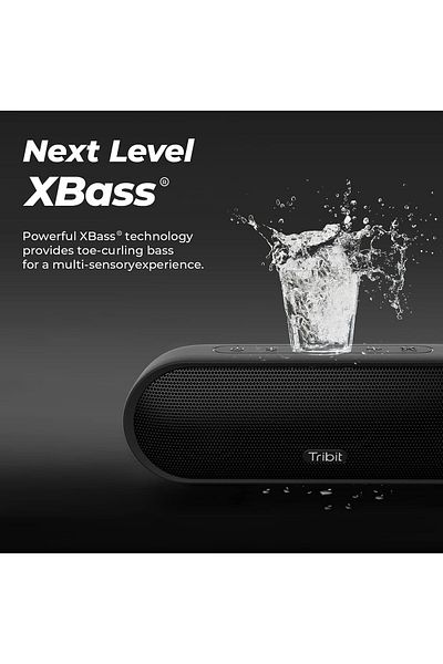 erorex مكبر صوت Stormbox Flow Bluetooth Speaker محمول مع Xbass Playtime 30H مكبر صوت لاسلكي IP67
