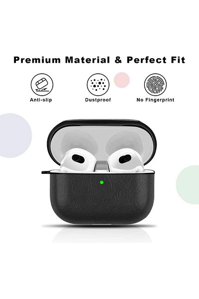 erorex Compatible With Airpods 3 Case Cover Shockproof Tpu Plated Protective Cover Skin With Keychain For