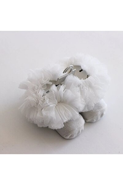 Asa Bebek Çocuk Kız Bebek Krem Tütü Çorap Kokoş Çorap Fotoğraf Çekimi