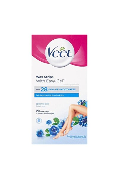 Veet شرائح الشمع البارد 20 قطعة للبشرة الحساسة