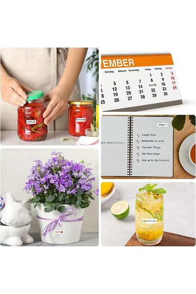 erorex 1680 Pcs Small Price Labels White Blank Label Stickers 10 X 20 Mm Matte Sticky Labels Removable